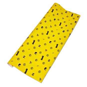 Borussia Dortmund BVB Geschenkpapier Gelb 70x200 cm
